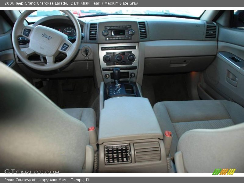 Dark Khaki Pearl / Medium Slate Gray 2006 Jeep Grand Cherokee Laredo