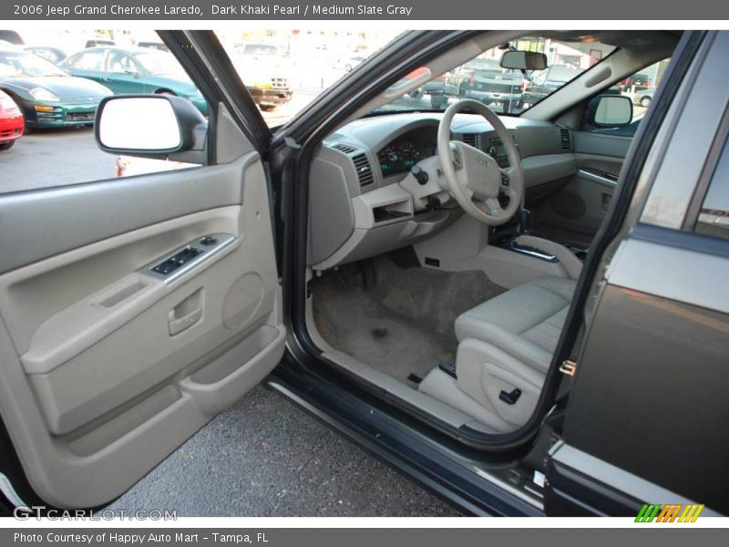 Dark Khaki Pearl / Medium Slate Gray 2006 Jeep Grand Cherokee Laredo