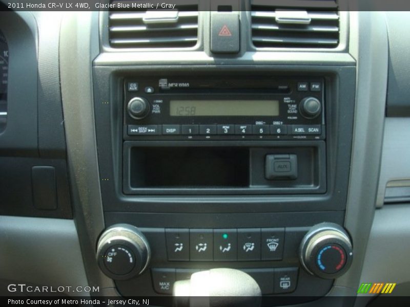 Glacier Blue Metallic / Gray 2011 Honda CR-V LX 4WD