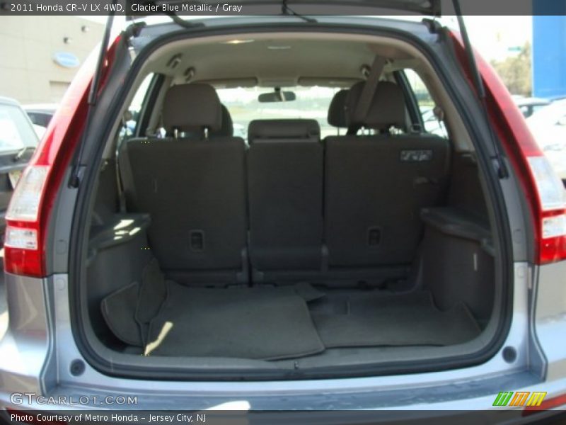 Glacier Blue Metallic / Gray 2011 Honda CR-V LX 4WD