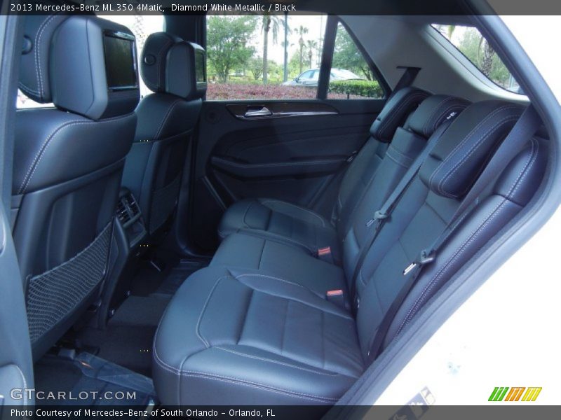 Diamond White Metallic / Black 2013 Mercedes-Benz ML 350 4Matic