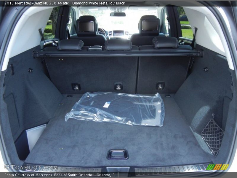 Diamond White Metallic / Black 2013 Mercedes-Benz ML 350 4Matic
