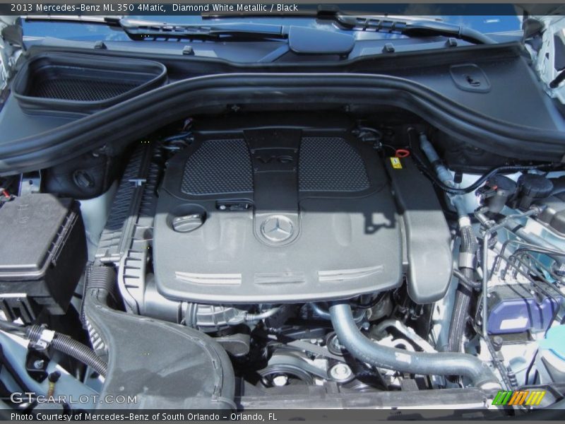 Diamond White Metallic / Black 2013 Mercedes-Benz ML 350 4Matic