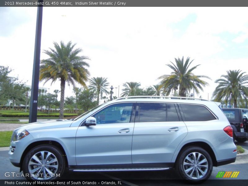 Iridium Silver Metallic / Grey 2013 Mercedes-Benz GL 450 4Matic