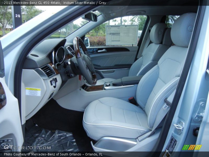 Iridium Silver Metallic / Grey 2013 Mercedes-Benz GL 450 4Matic