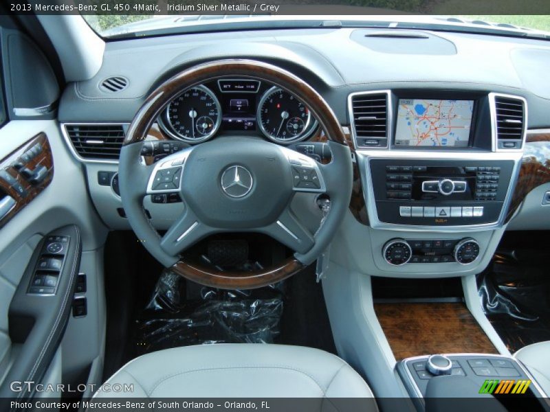 Iridium Silver Metallic / Grey 2013 Mercedes-Benz GL 450 4Matic