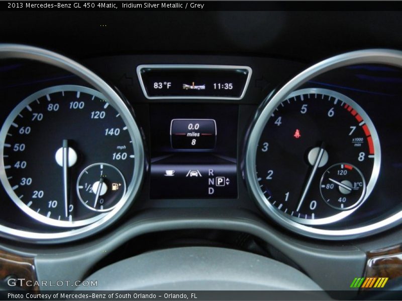 Iridium Silver Metallic / Grey 2013 Mercedes-Benz GL 450 4Matic