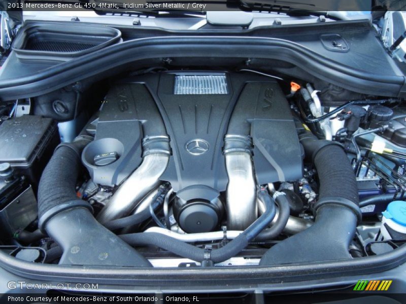 Iridium Silver Metallic / Grey 2013 Mercedes-Benz GL 450 4Matic