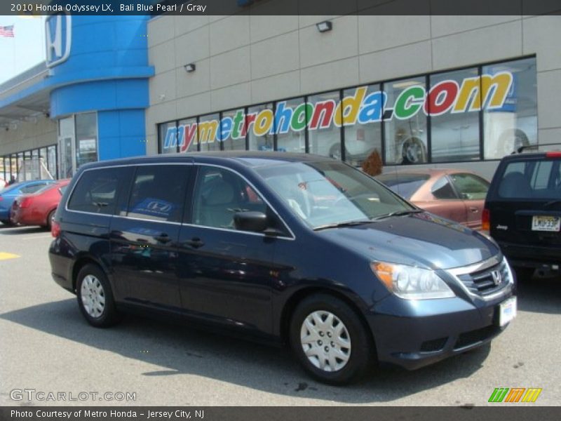 Bali Blue Pearl / Gray 2010 Honda Odyssey LX