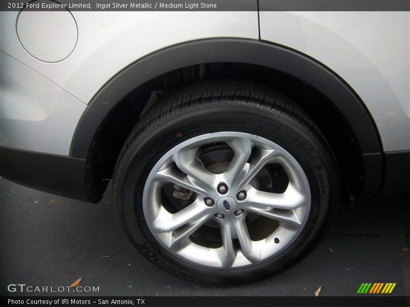 Ingot Silver Metallic / Medium Light Stone 2012 Ford Explorer Limited