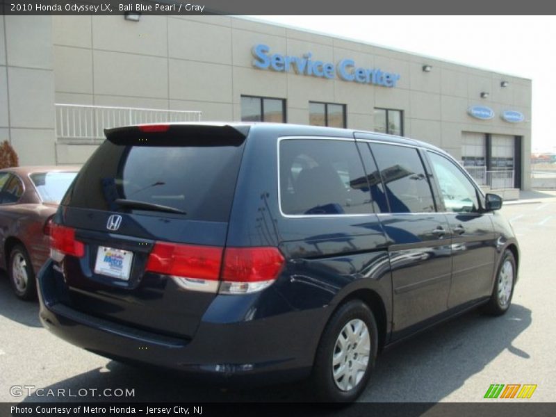 Bali Blue Pearl / Gray 2010 Honda Odyssey LX
