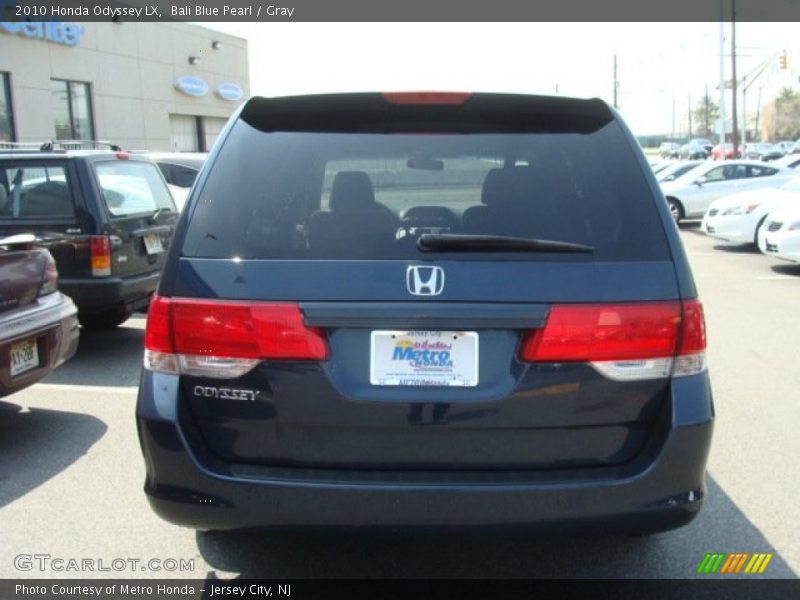Bali Blue Pearl / Gray 2010 Honda Odyssey LX
