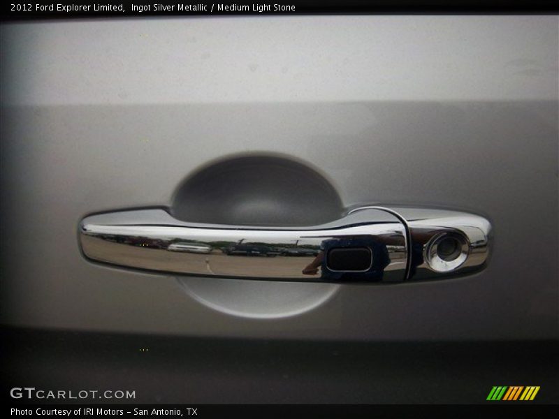 Ingot Silver Metallic / Medium Light Stone 2012 Ford Explorer Limited