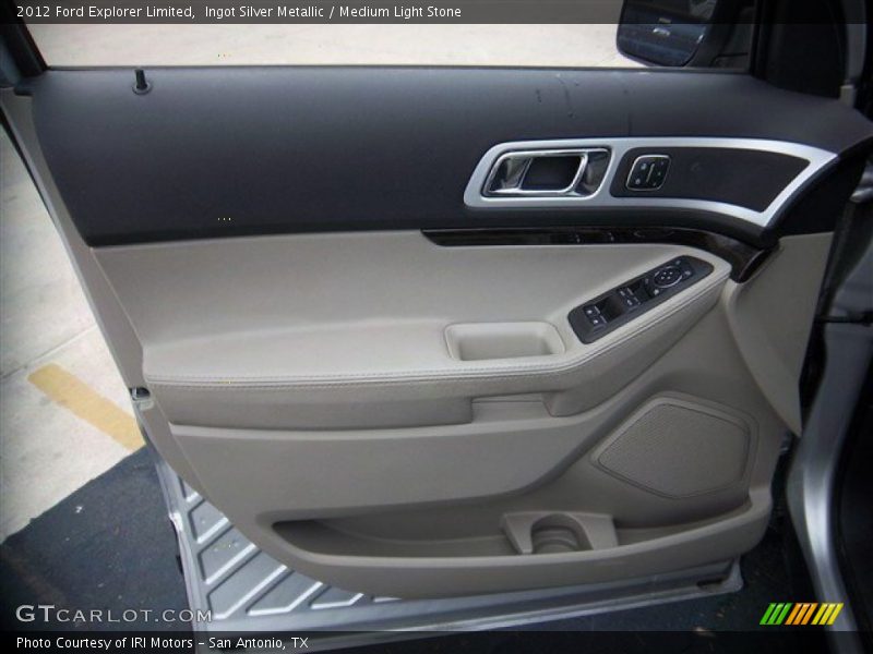 Ingot Silver Metallic / Medium Light Stone 2012 Ford Explorer Limited
