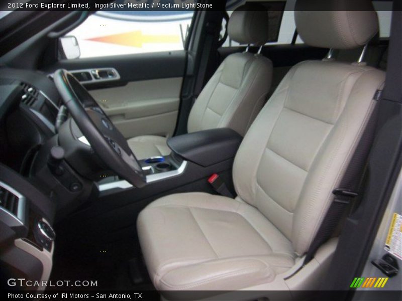 Ingot Silver Metallic / Medium Light Stone 2012 Ford Explorer Limited
