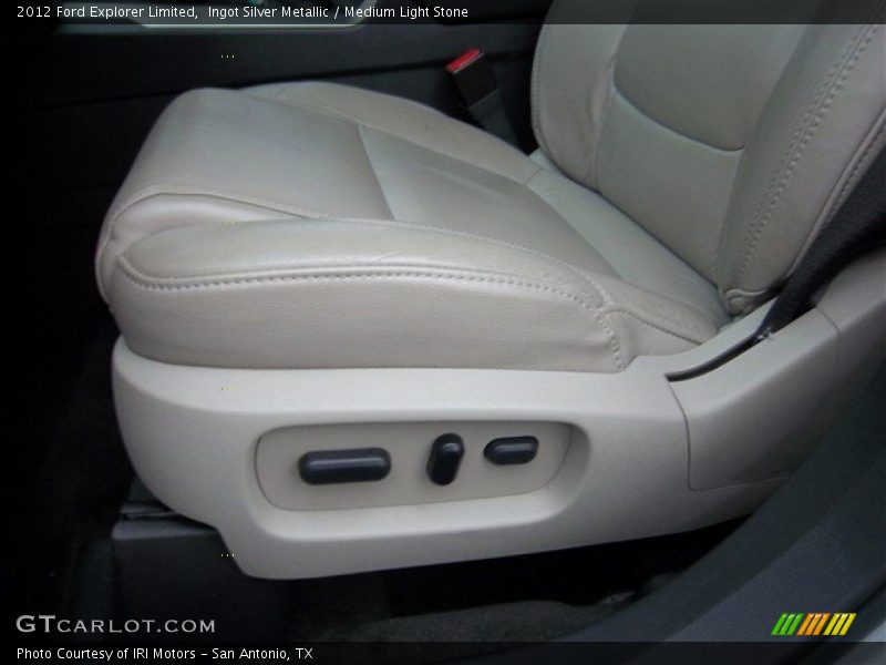 Ingot Silver Metallic / Medium Light Stone 2012 Ford Explorer Limited