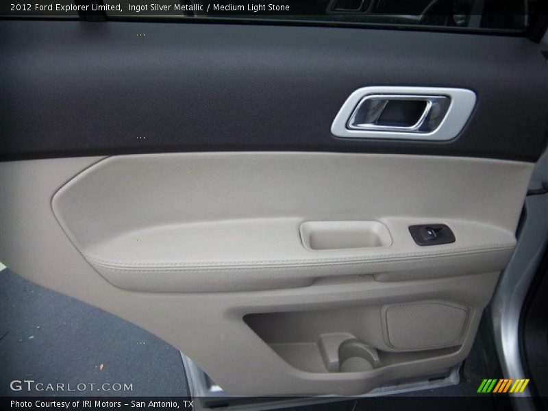 Ingot Silver Metallic / Medium Light Stone 2012 Ford Explorer Limited