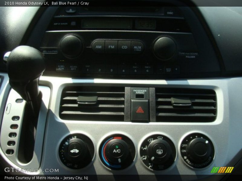 Bali Blue Pearl / Gray 2010 Honda Odyssey LX