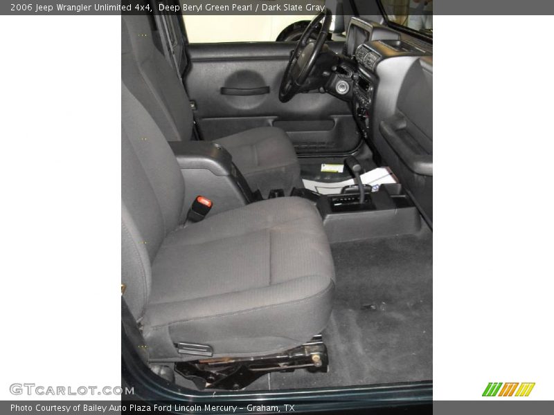 Deep Beryl Green Pearl / Dark Slate Gray 2006 Jeep Wrangler Unlimited 4x4