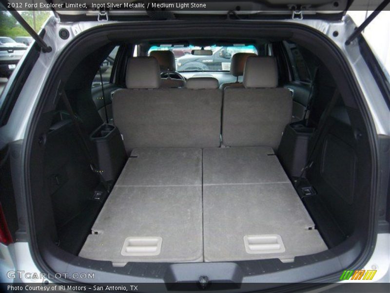 Ingot Silver Metallic / Medium Light Stone 2012 Ford Explorer Limited