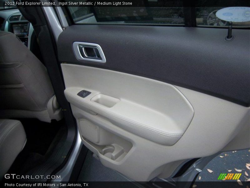 Ingot Silver Metallic / Medium Light Stone 2012 Ford Explorer Limited