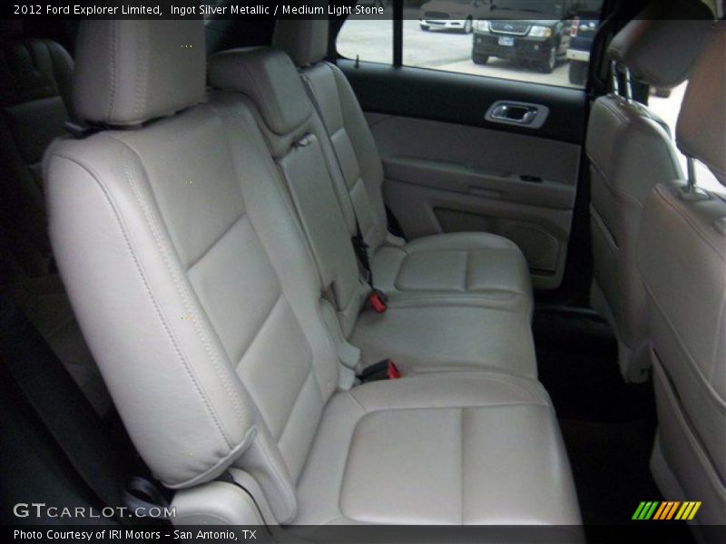 Ingot Silver Metallic / Medium Light Stone 2012 Ford Explorer Limited