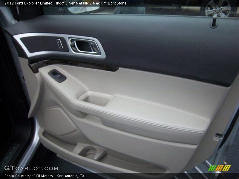 Ingot Silver Metallic / Medium Light Stone 2012 Ford Explorer Limited
