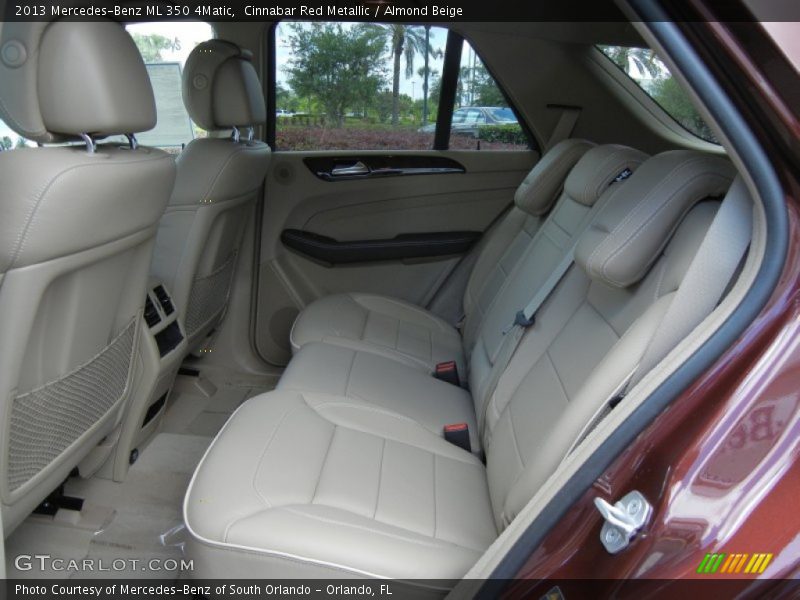 Cinnabar Red Metallic / Almond Beige 2013 Mercedes-Benz ML 350 4Matic