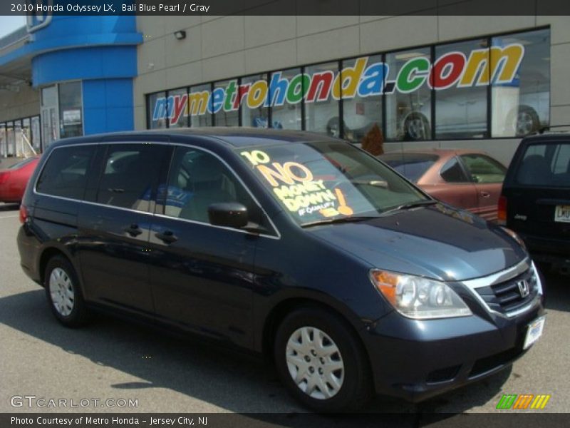 Bali Blue Pearl / Gray 2010 Honda Odyssey LX