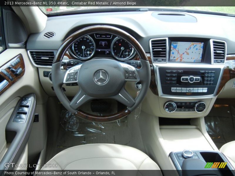 Cinnabar Red Metallic / Almond Beige 2013 Mercedes-Benz ML 350 4Matic