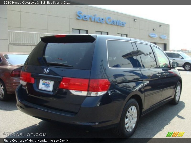 Bali Blue Pearl / Gray 2010 Honda Odyssey LX
