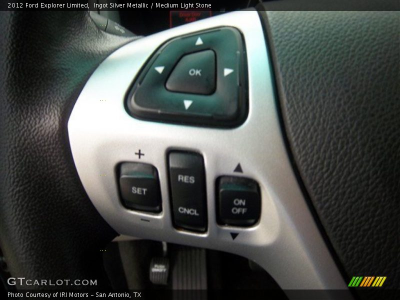 Ingot Silver Metallic / Medium Light Stone 2012 Ford Explorer Limited