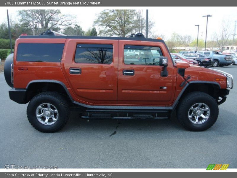 Sunset Orange Metallic / Wheat 2003 Hummer H2 SUV