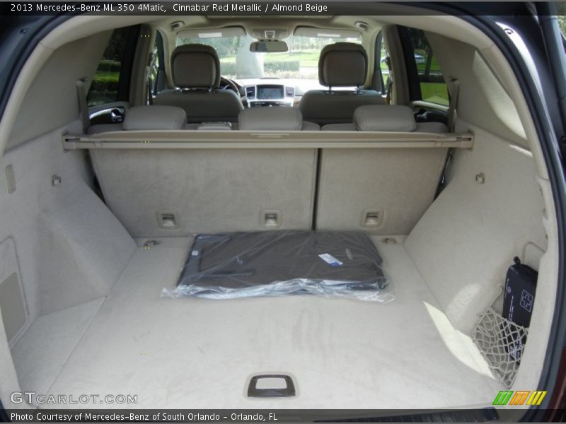 Cinnabar Red Metallic / Almond Beige 2013 Mercedes-Benz ML 350 4Matic