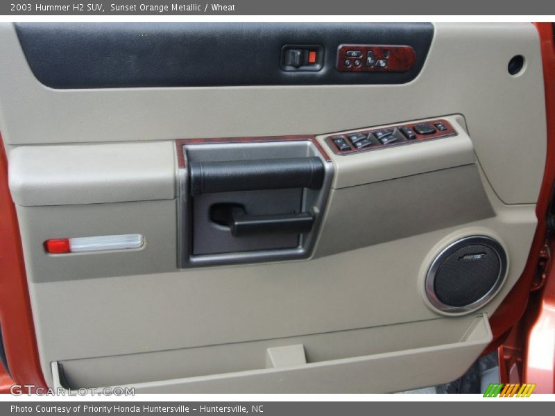 Sunset Orange Metallic / Wheat 2003 Hummer H2 SUV