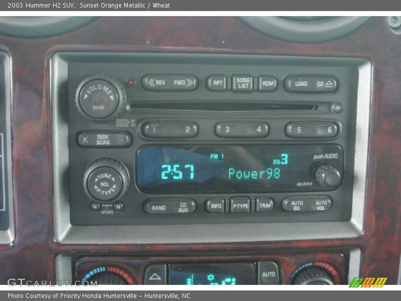 Audio System of 2003 H2 SUV