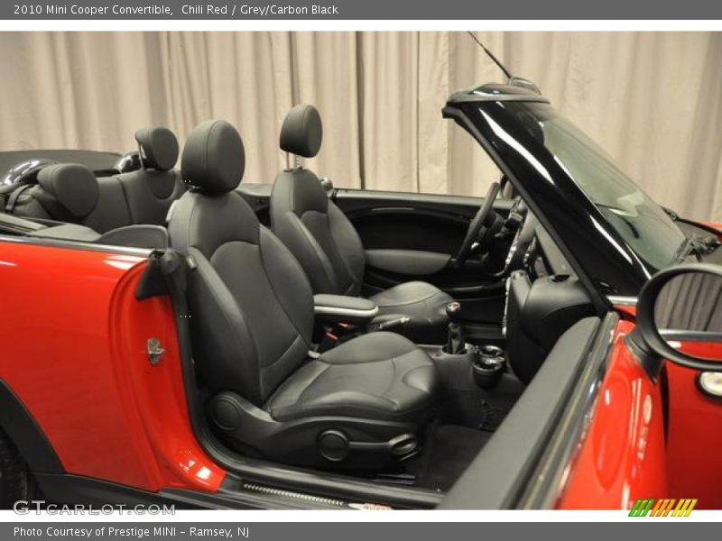 Chili Red / Grey/Carbon Black 2010 Mini Cooper Convertible