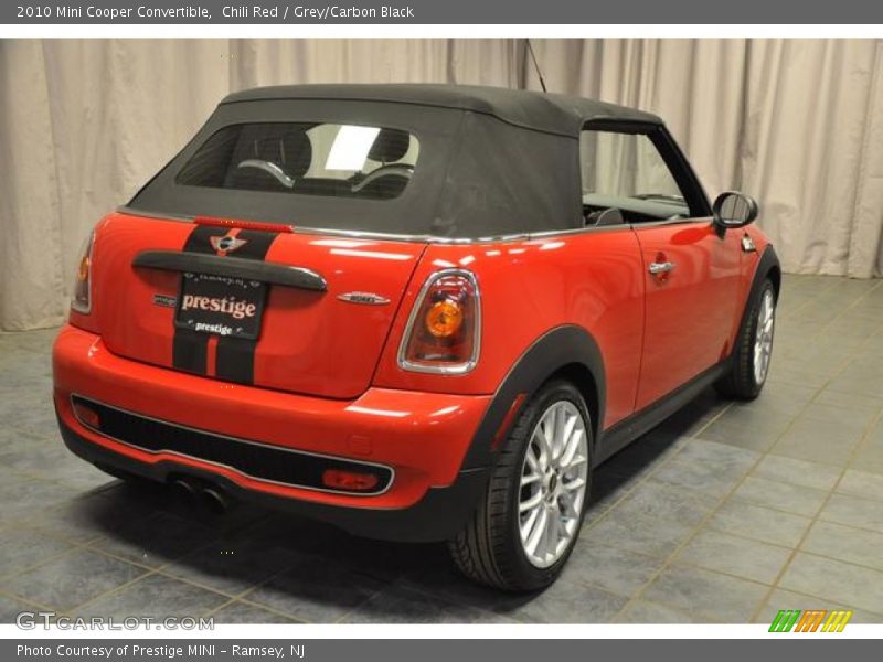 Chili Red / Grey/Carbon Black 2010 Mini Cooper Convertible