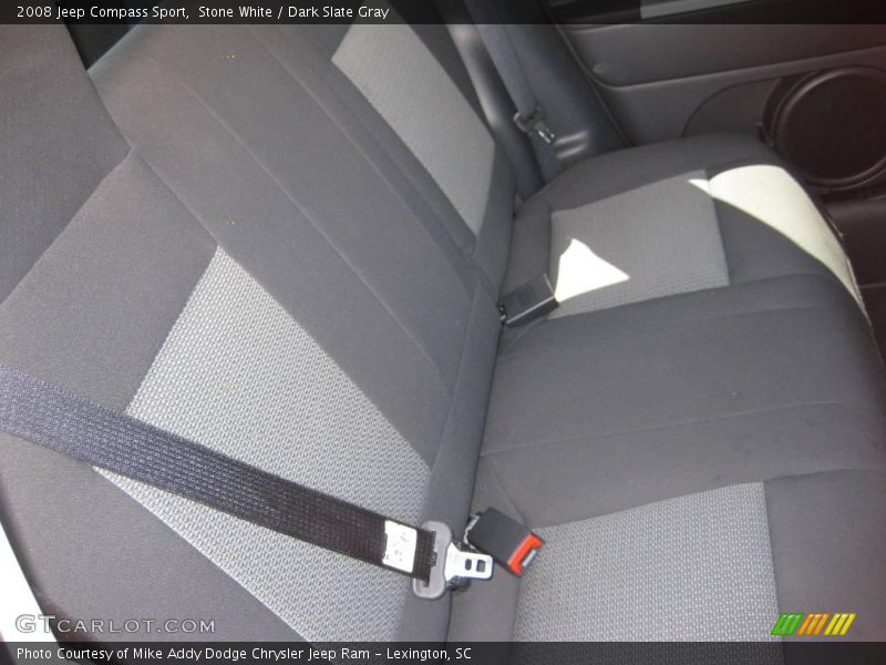 Stone White / Dark Slate Gray 2008 Jeep Compass Sport