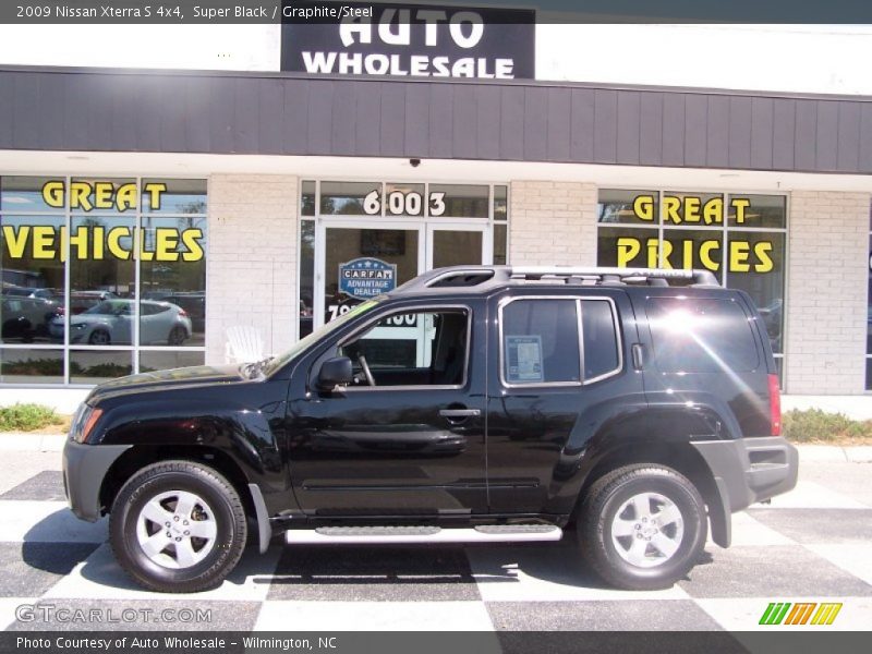 Super Black / Graphite/Steel 2009 Nissan Xterra S 4x4