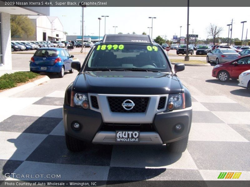 Super Black / Graphite/Steel 2009 Nissan Xterra S 4x4