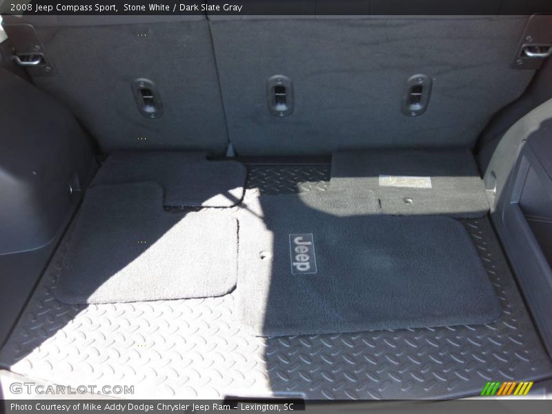 Stone White / Dark Slate Gray 2008 Jeep Compass Sport