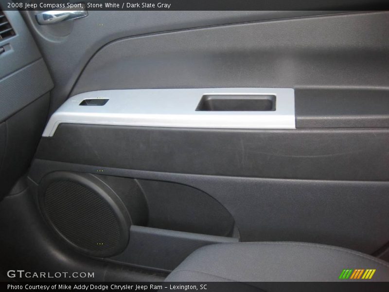 Stone White / Dark Slate Gray 2008 Jeep Compass Sport