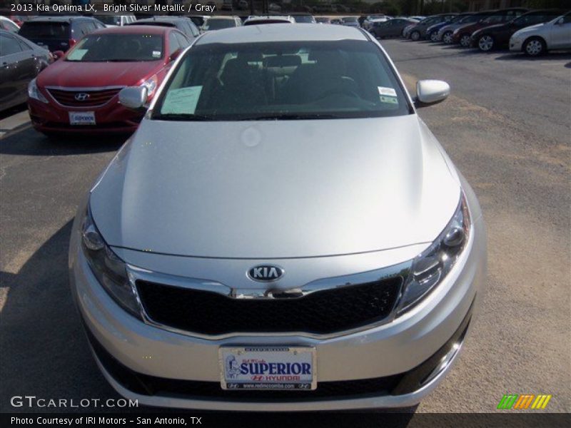 Bright Silver Metallic / Gray 2013 Kia Optima LX