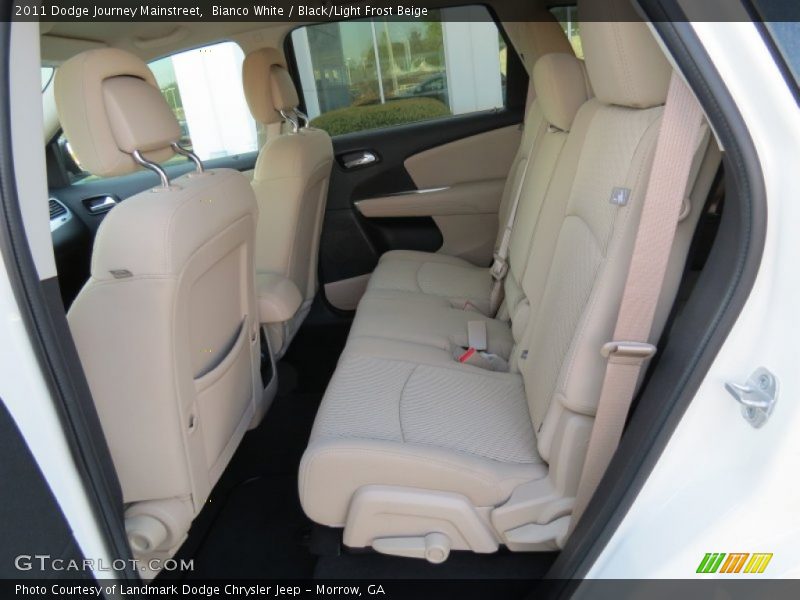 Bianco White / Black/Light Frost Beige 2011 Dodge Journey Mainstreet