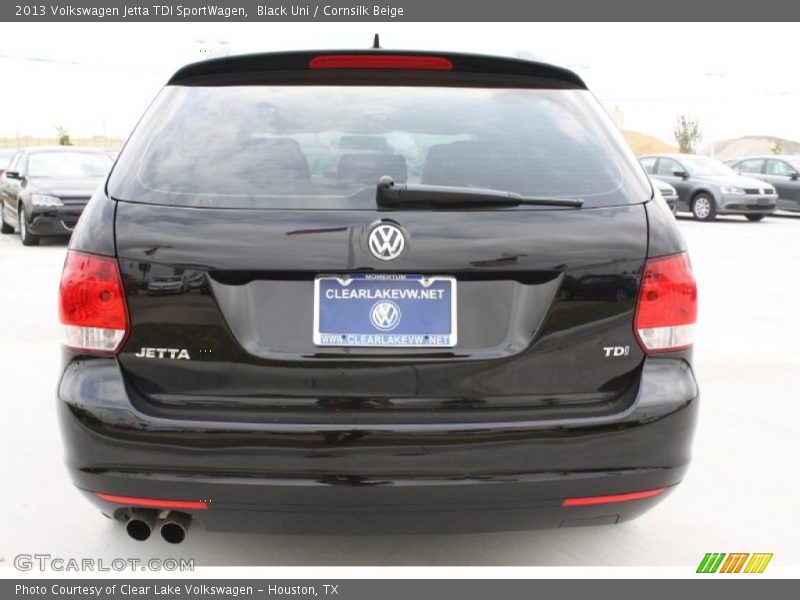 Black Uni / Cornsilk Beige 2013 Volkswagen Jetta TDI SportWagen