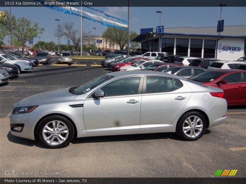 Bright Silver Metallic / Gray 2013 Kia Optima LX