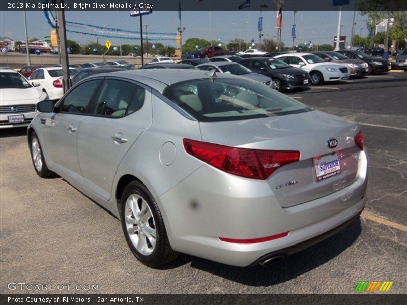 Bright Silver Metallic / Gray 2013 Kia Optima LX