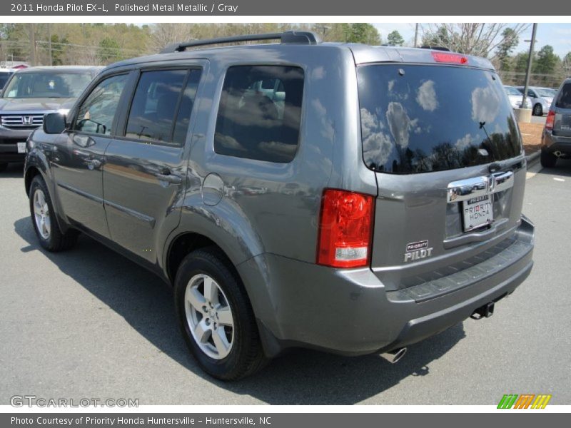 Polished Metal Metallic / Gray 2011 Honda Pilot EX-L