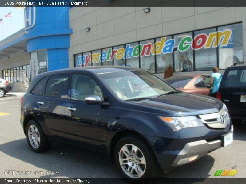 Bali Blue Pearl / Parchment 2009 Acura MDX